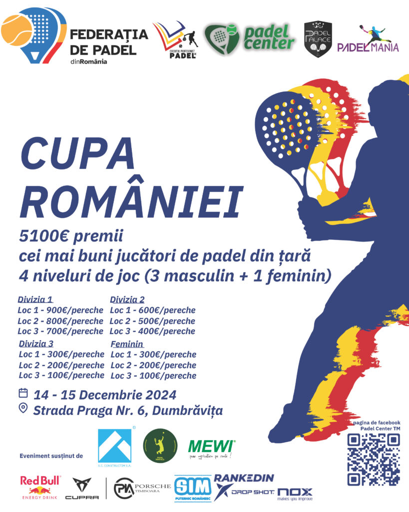 Cupa României 2024, la Padel center Timișoara